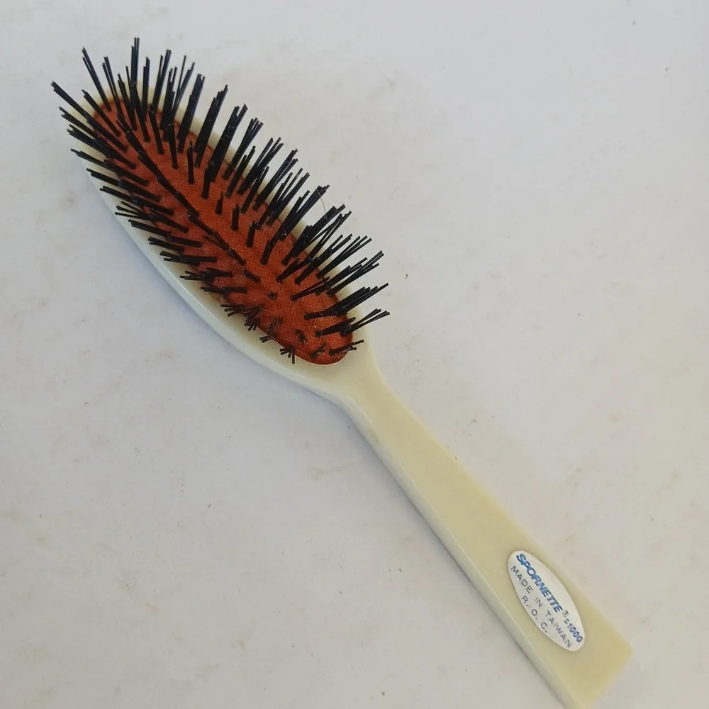 Spornette Style 1000 Butterfly Design Hair  Brush‎ Vintage